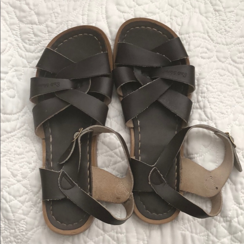 Dark Brown Size 8 Salt Water Sandals